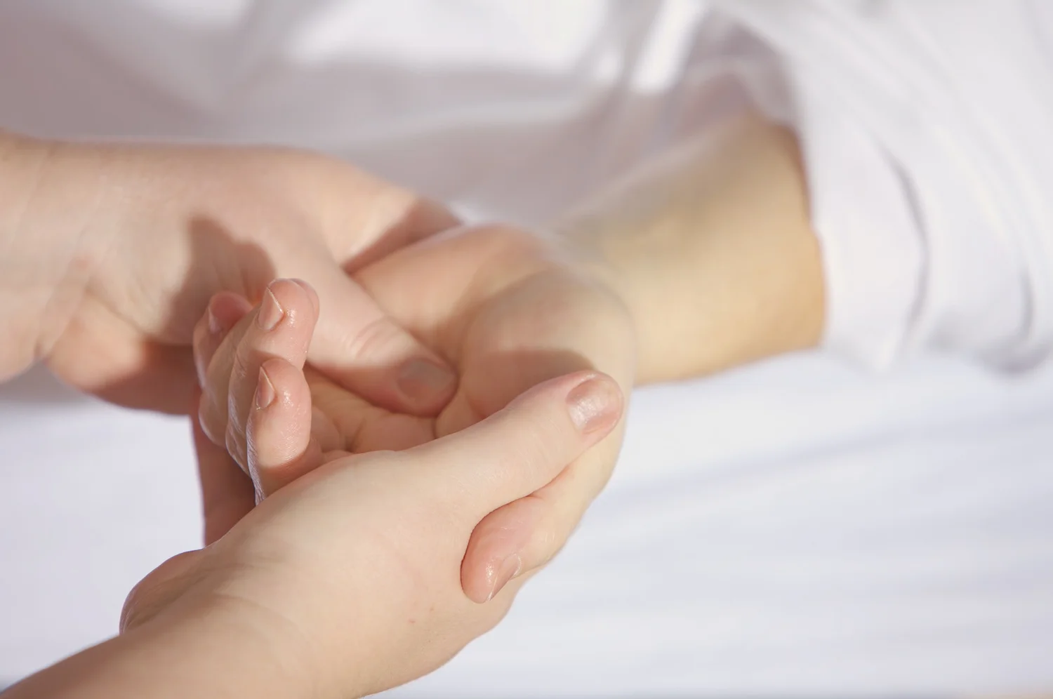 Relaxing hand and arm massage